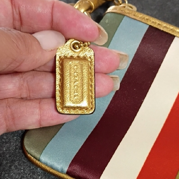 Coach Legacy Striped Wristlet - Picture 5 of 5